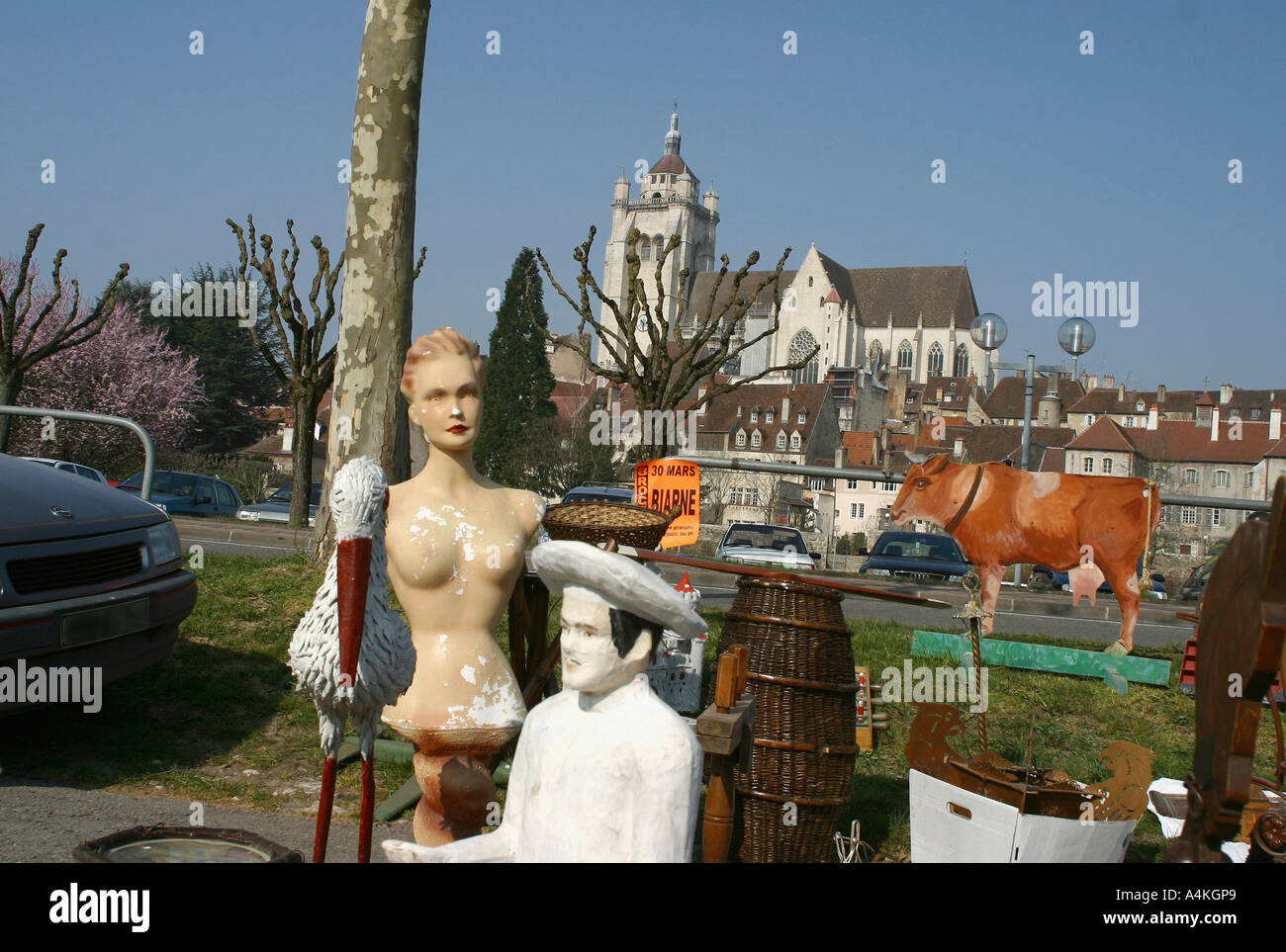 Garage Verkauf Stockfoto