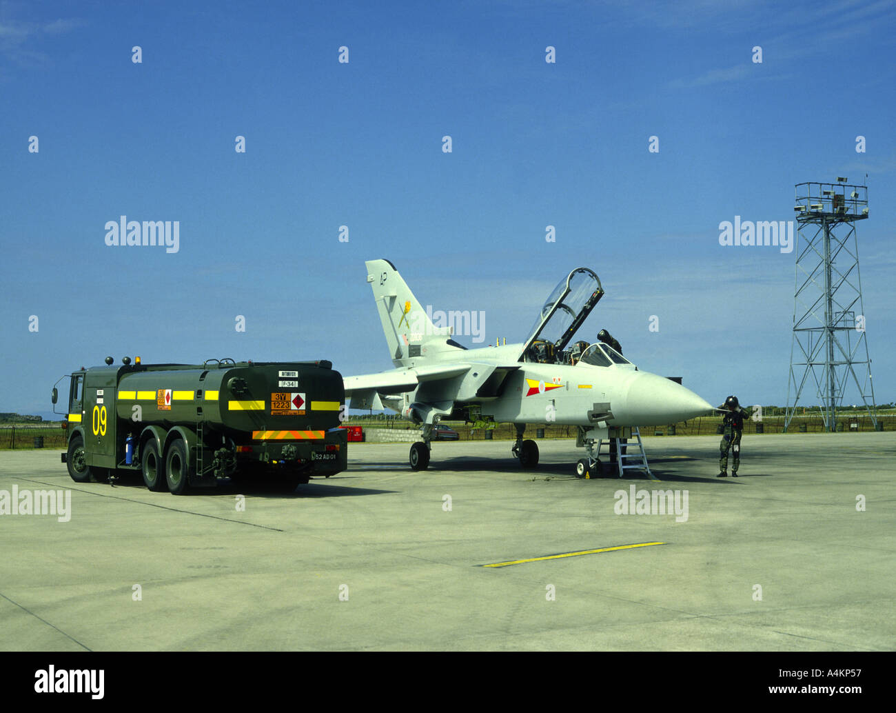 Panavia Tornado F2 ZD936 (AP) Interceptor Fighter Twin Jet-Triebwerken.  GAVM 2042-85 Stockfoto