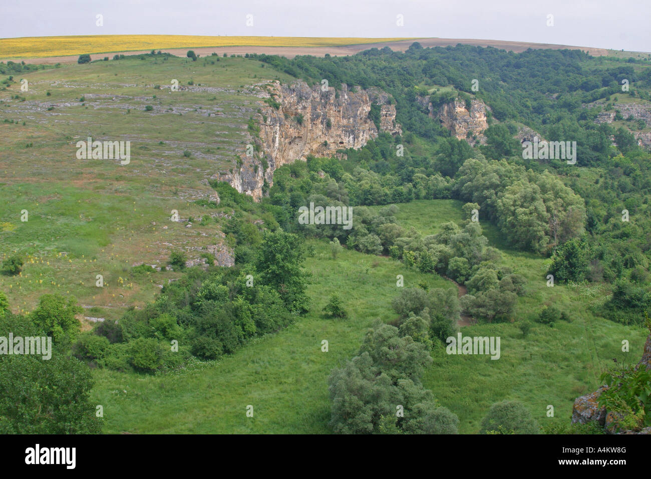 Naturpark Rusenski Lom, Bulgarien Stockfoto