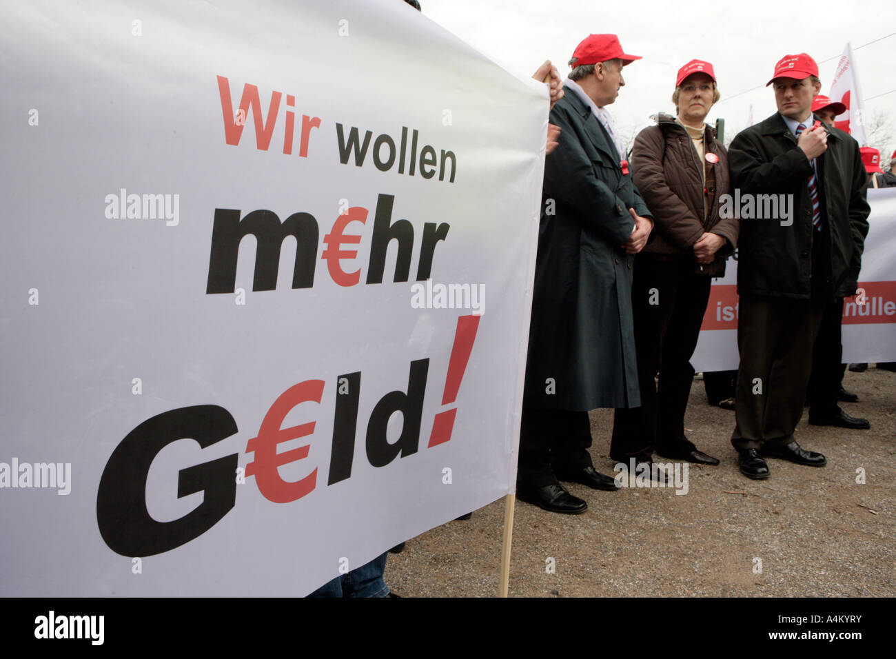DEMONSTRATION Stockfoto