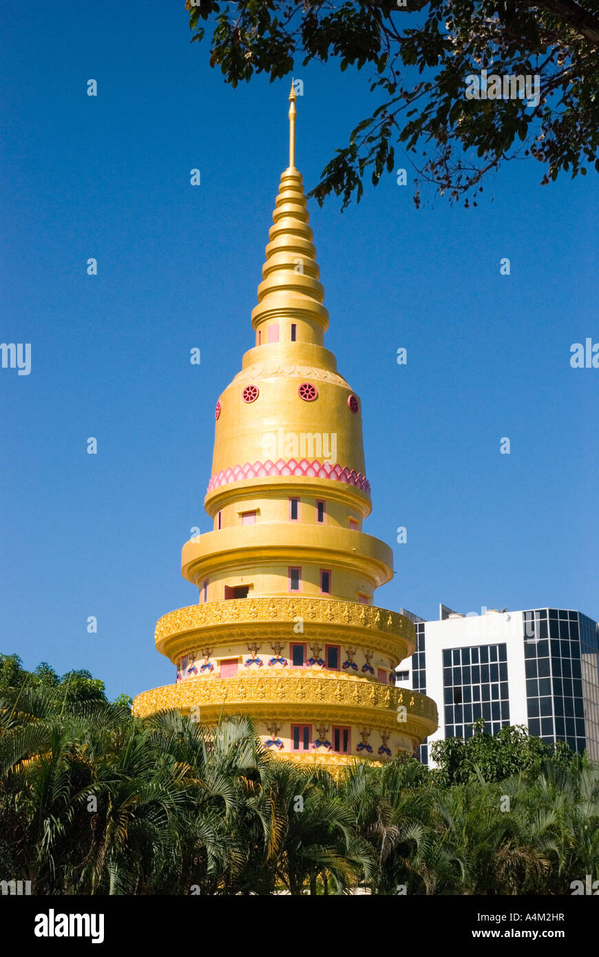 Tempel des liegenden Buddha-Penang Stockfoto