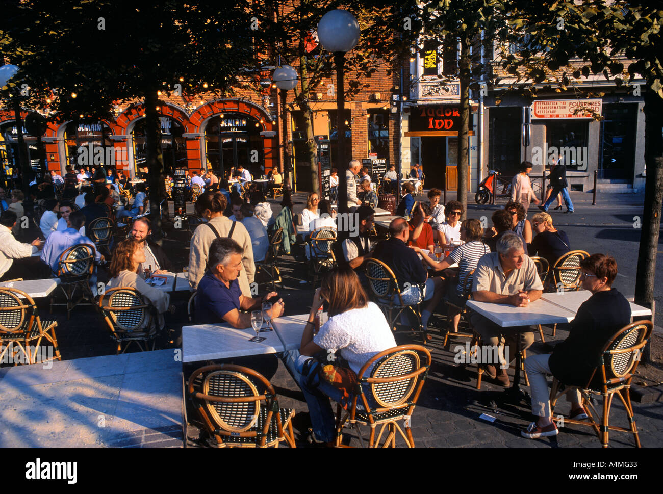 RIHOUR SQUARE LILLE FRANKREICH Stockfoto