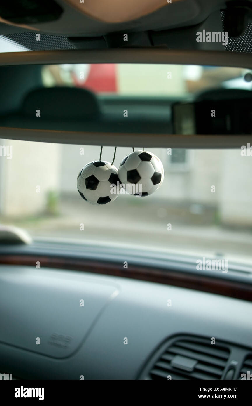 Fußball-Auto Stockfoto