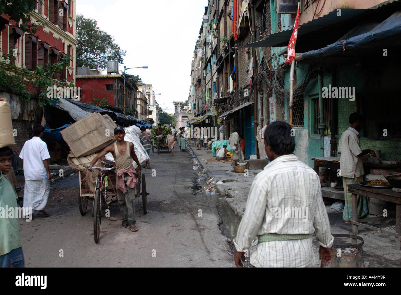 Städtisches Motiv, Indien Stockfoto