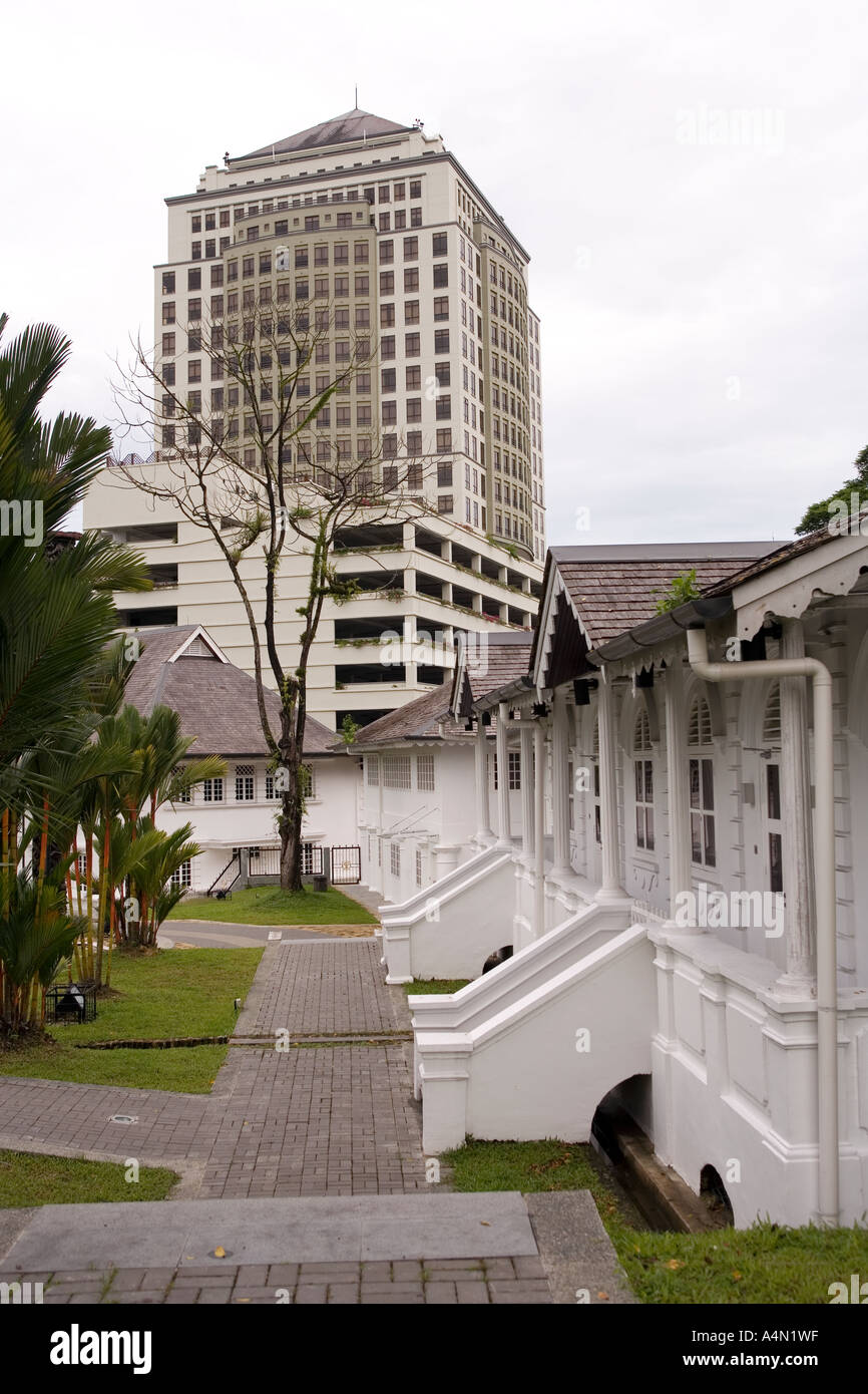 Malaysia Borneo Sarawak Kuching Landesmuseum und Merkeda Palace Hotel Stockfoto