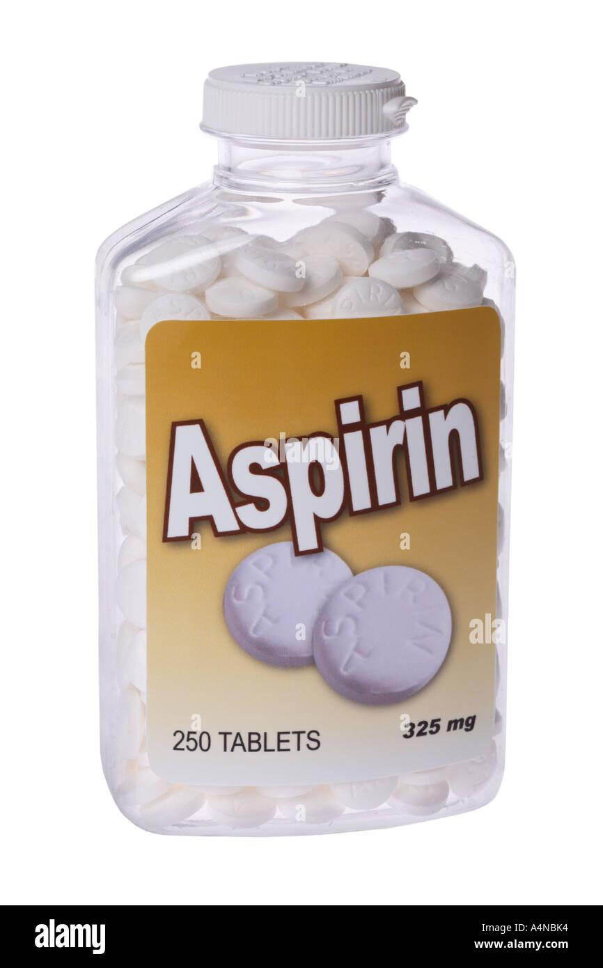 Aspirin Flasche Voll Von Aspirin Stockfotografie Alamy