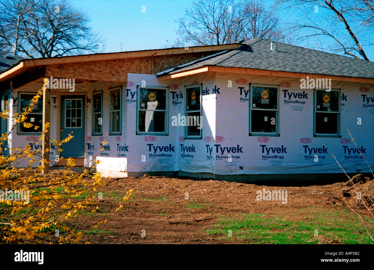 Home Renovierung und Erweiterung Bau Wheaton Illinois USA Stockfoto