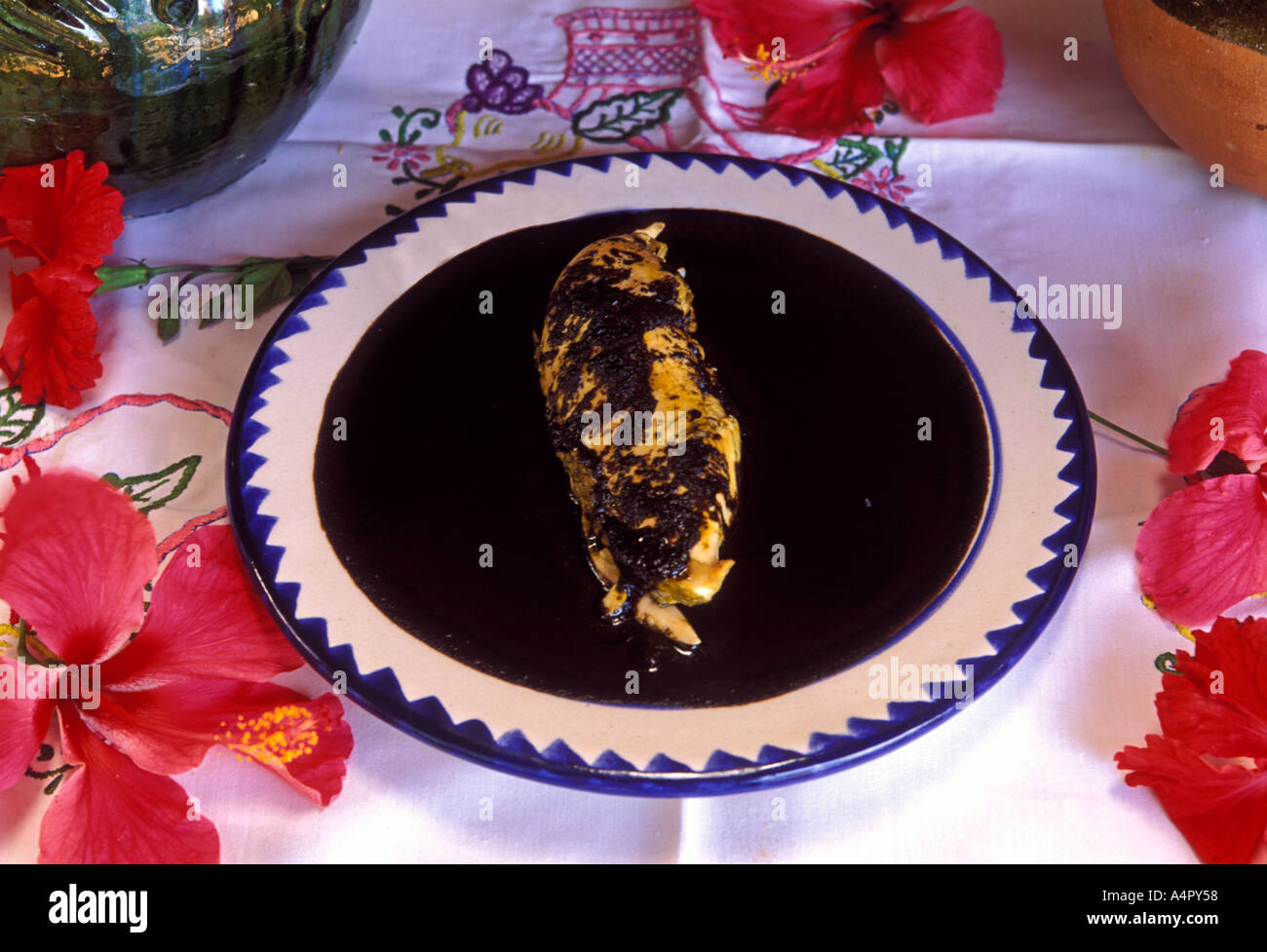 Pollo con maulwurf negro -Fotos und -Bildmaterial in hoher Auflösung ...