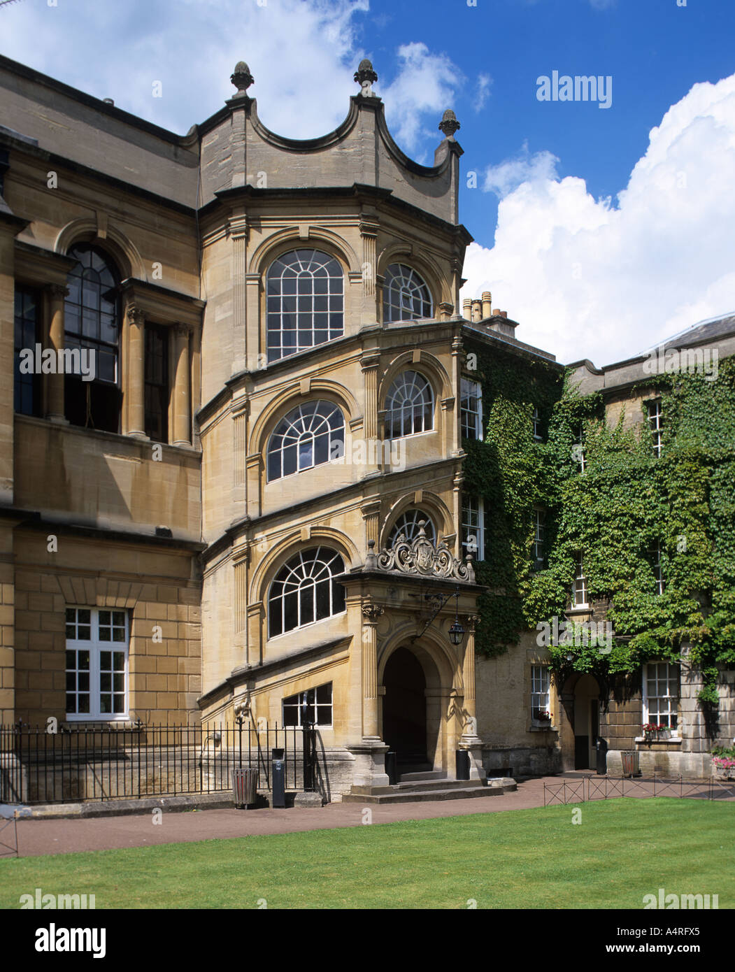 Hertford College in Oxford, England. Stockfoto
