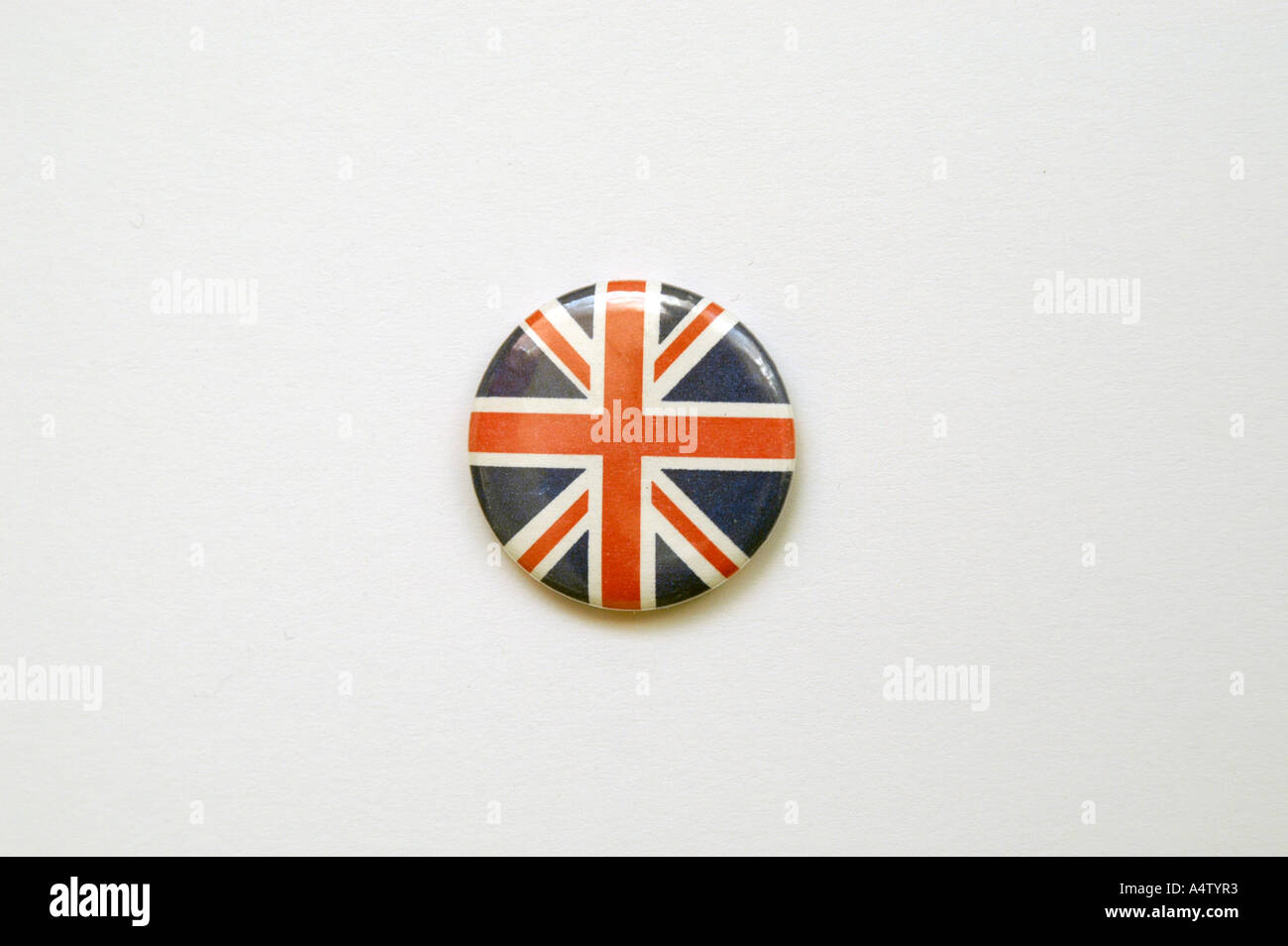 Abzeichen der Patriotischen Union Flagge England UK Stockfoto