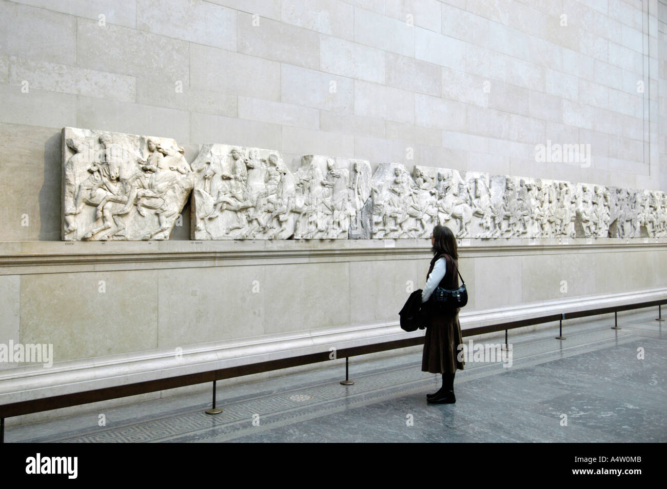 Die Parthenon-Skulpturen an das British Museum, London, England, UK Stockfoto