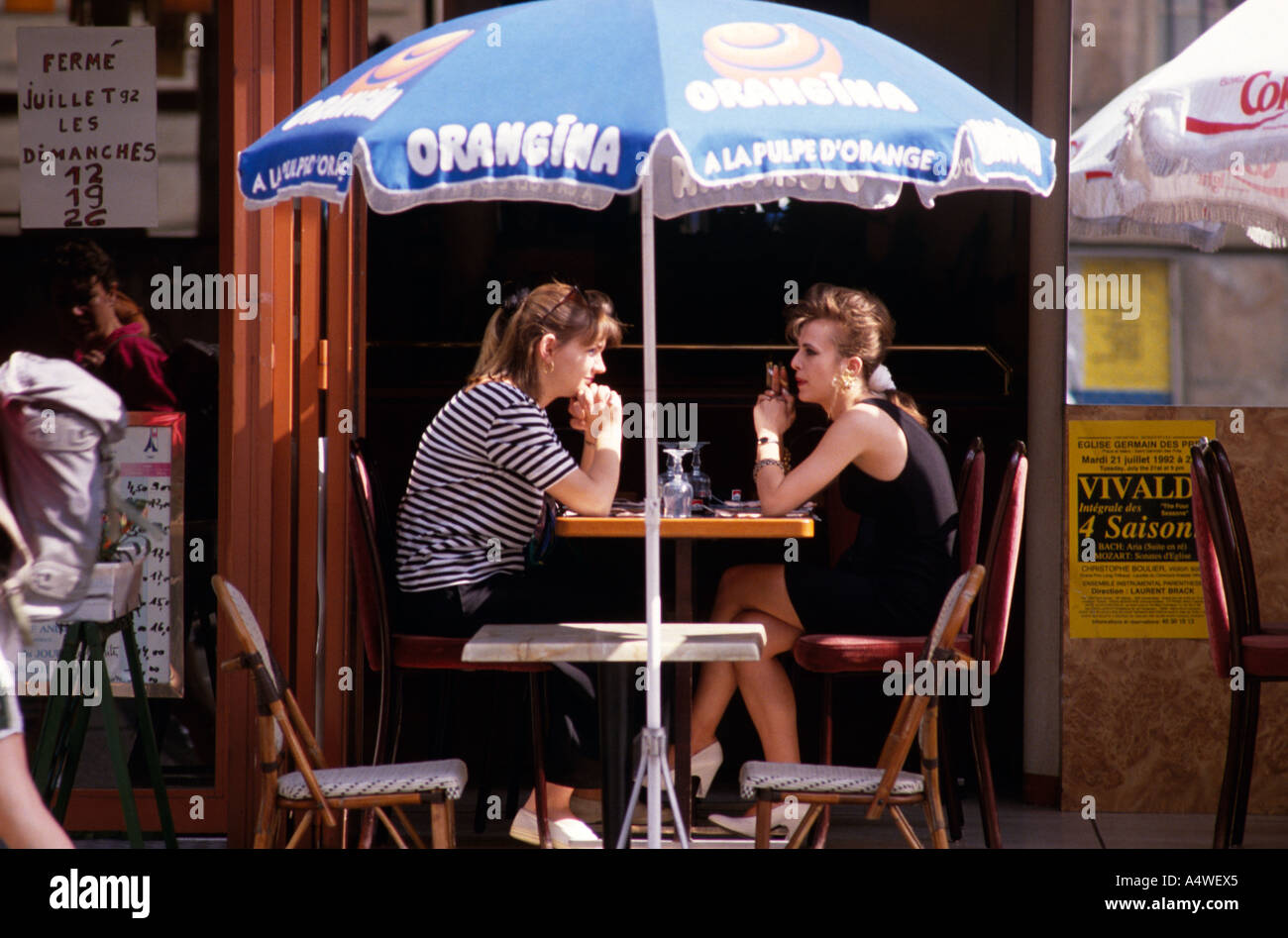 Paris-café Stockfoto