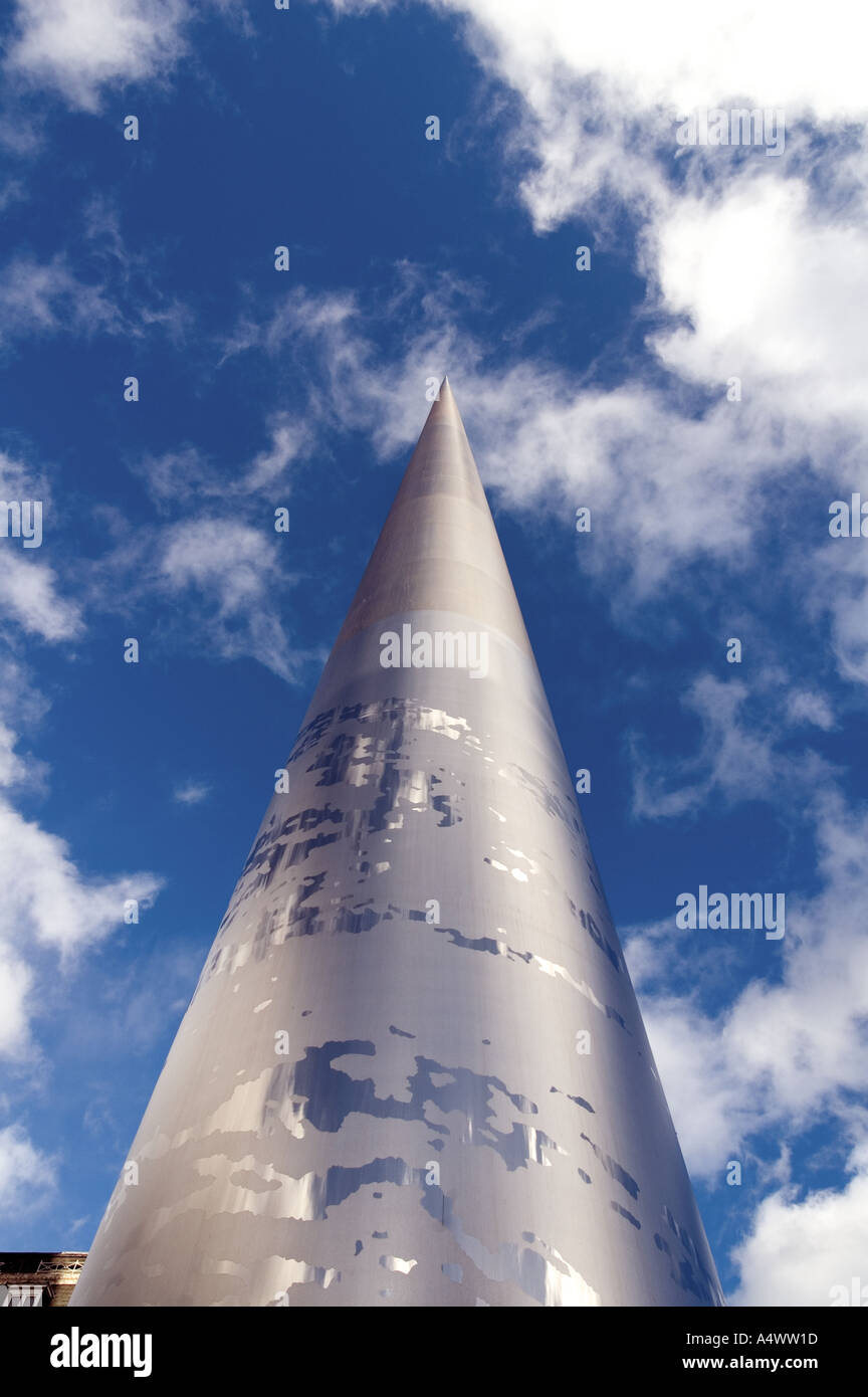 120 Meter hohen Millennium Spire O Connell Street, Dublin, Irland Stockfoto