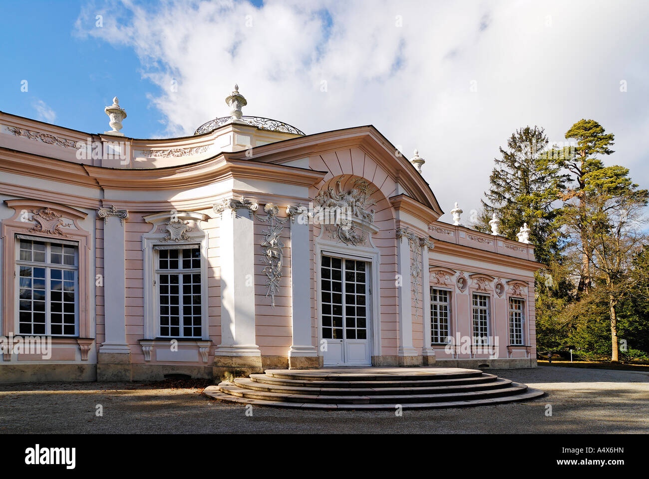 Amalienburg im Palast Garten von Nymphenburg Schloss oberen Bayern München 1735 von Francois Cuvillés 1734 erbaut Stockfoto