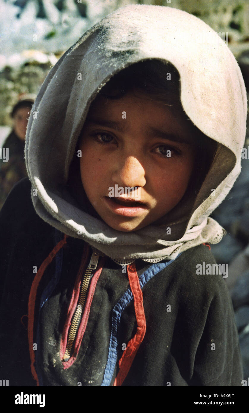 Junges Mädchen Leh Ladakh Jammu Kaschmir Indien Stockfoto