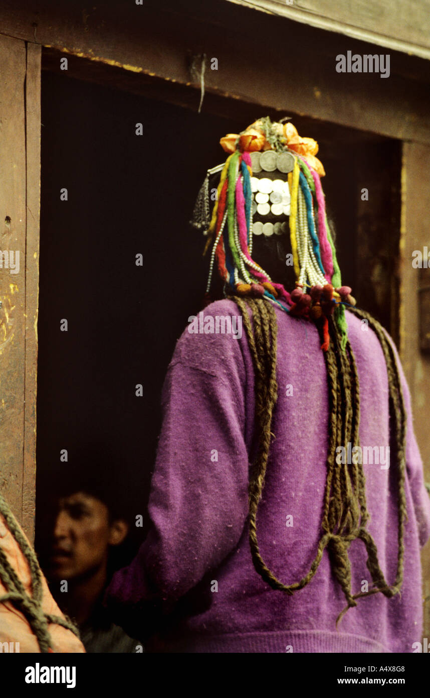 Ladakhi Leute Jammu Kaschmir Indien Stockfoto