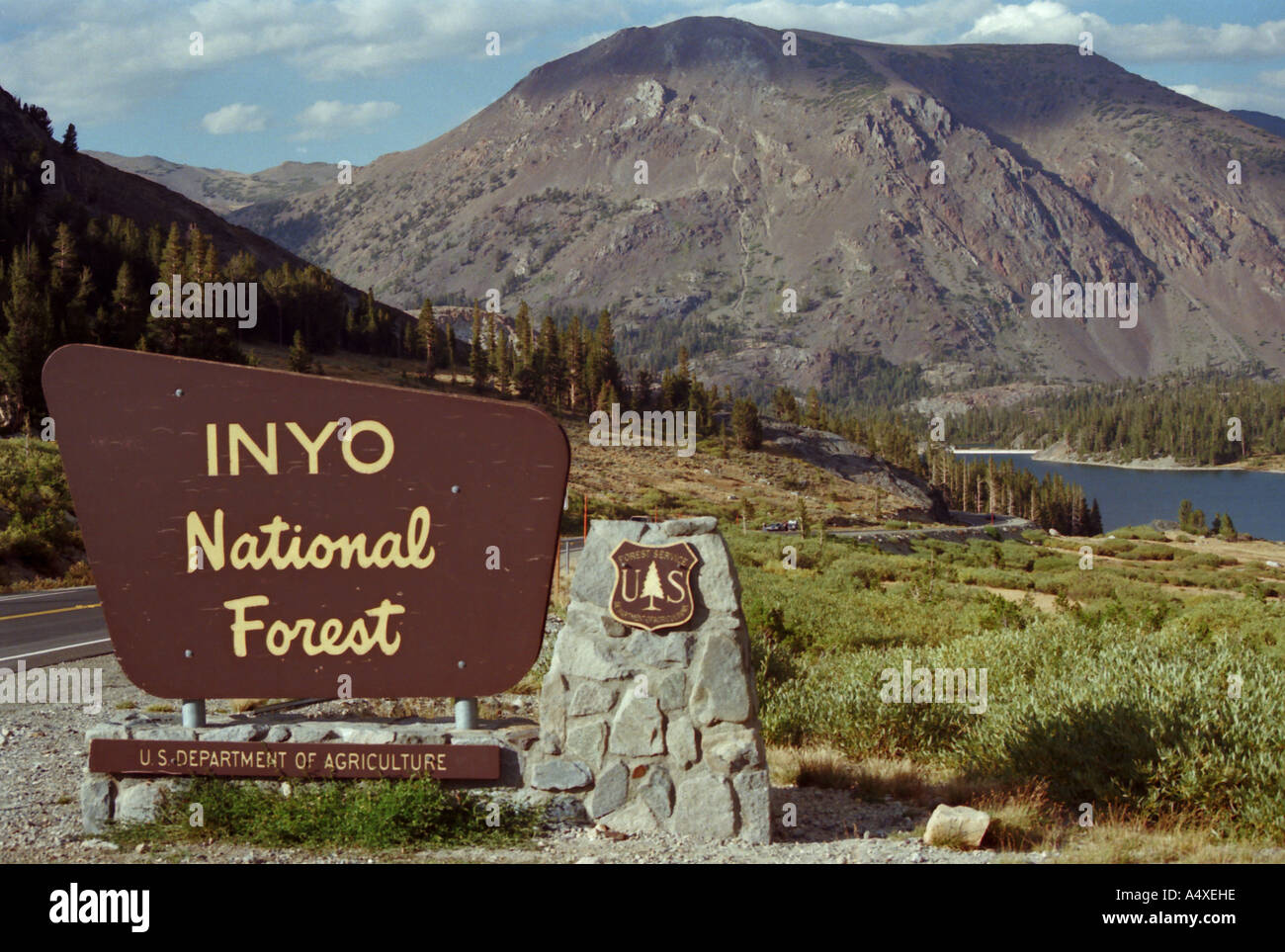 Inyo Nationalpark Stockfoto