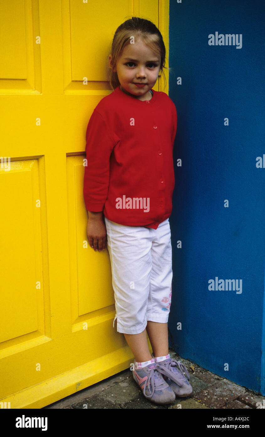 Bunte Mädchen in Alton Towers Stockfoto