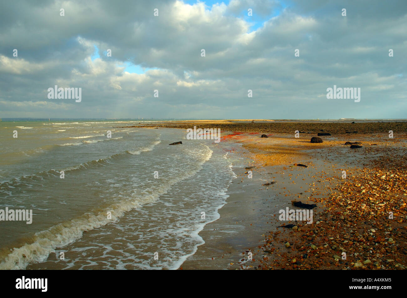 Storm, Wootton Creek, Strand, Isle of Wight, England, GB, GB. Stockfoto