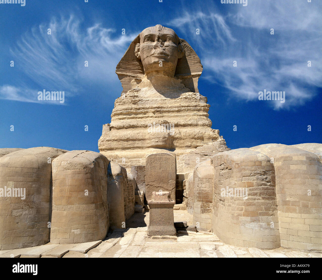EG - Kairo: Die Sphinx von Gizeh El Stockfoto
