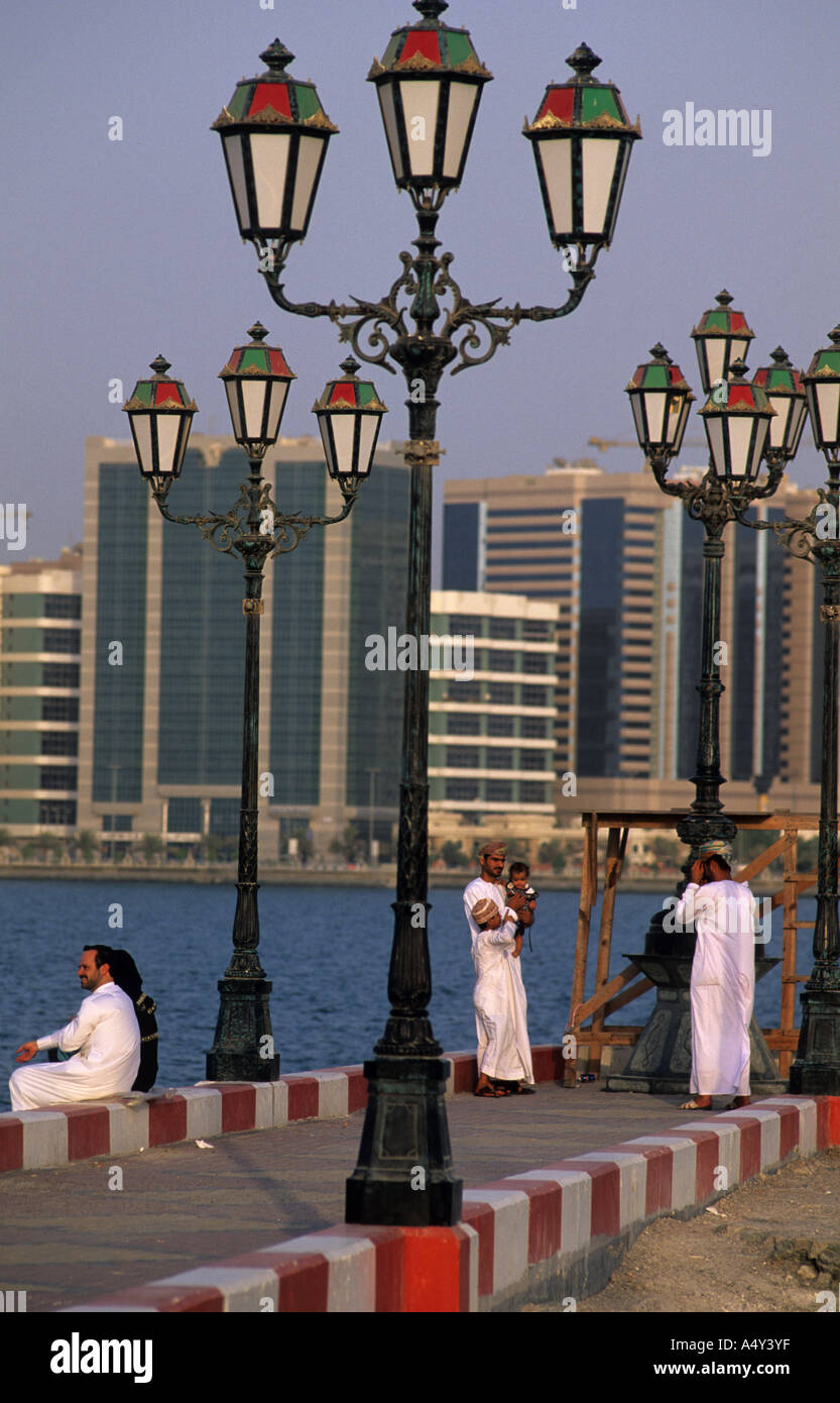 Abu Dhabi Skyline travel Stockfoto