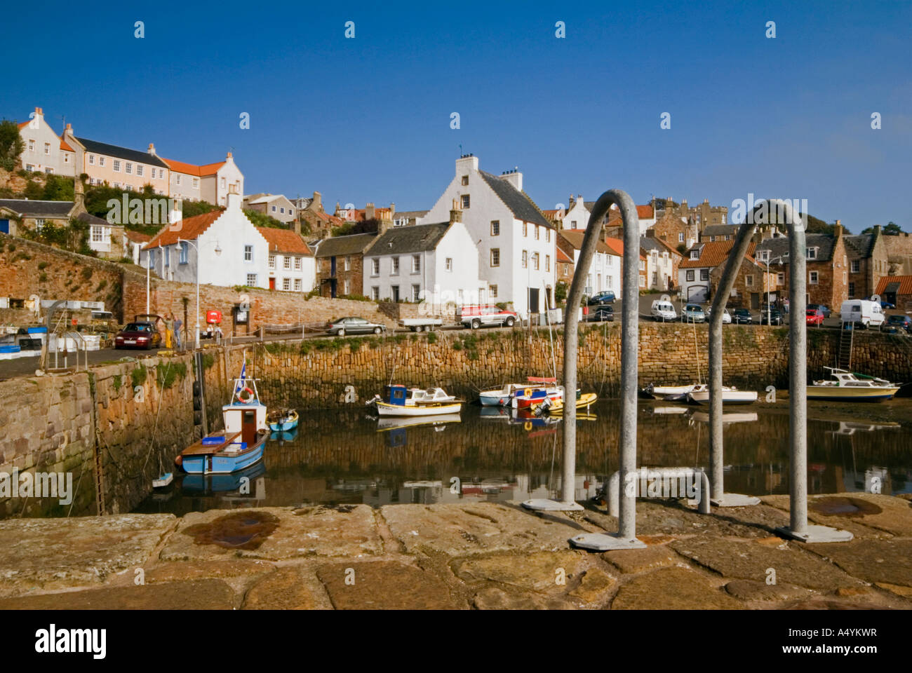 Crail Hafen an der Küste von Fife, in der Nähe von St.Andrews,Scotland Stockfoto