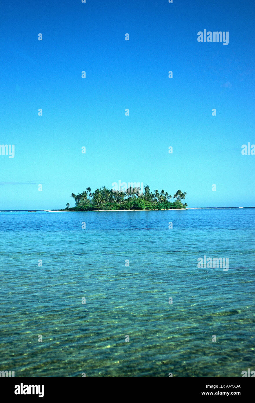 Lagon Moorea Französisch-Polynesien Stockfoto