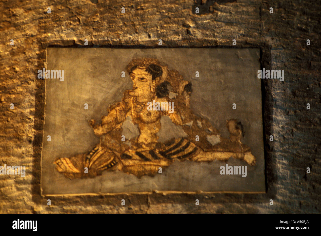 Ajanta Höhlenmalerei Stockfoto