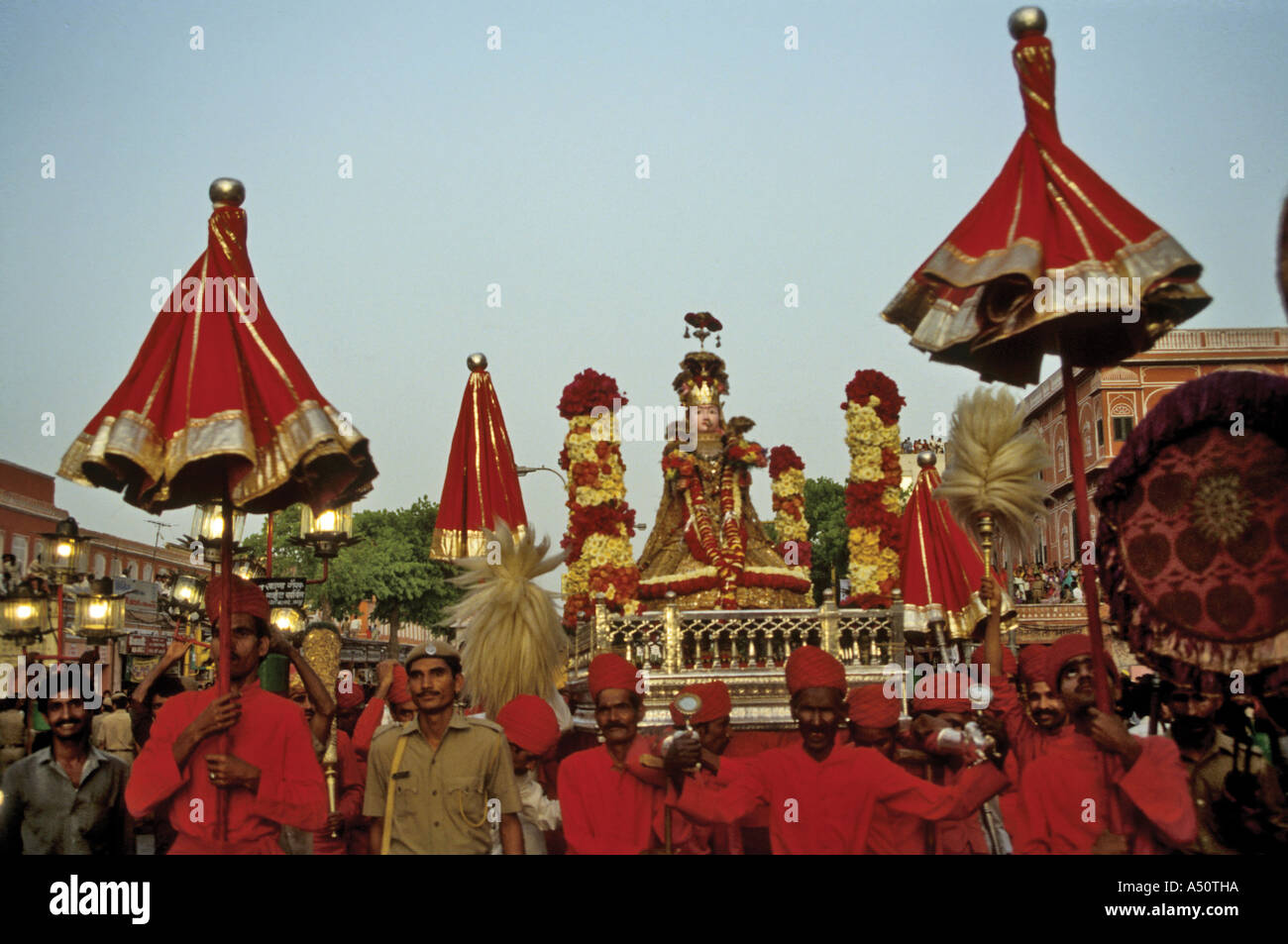 Gangaur Festival Rajasthan Indien Stockfoto