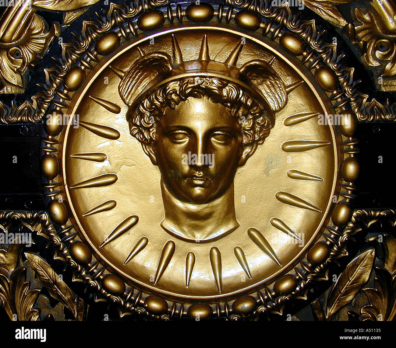 Tür Detail St. Georges hall Stockfoto