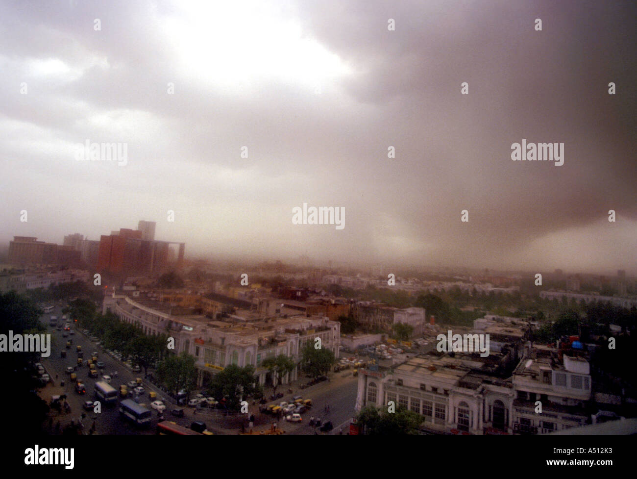 Connaught Place New Delhi Indien Stockfoto