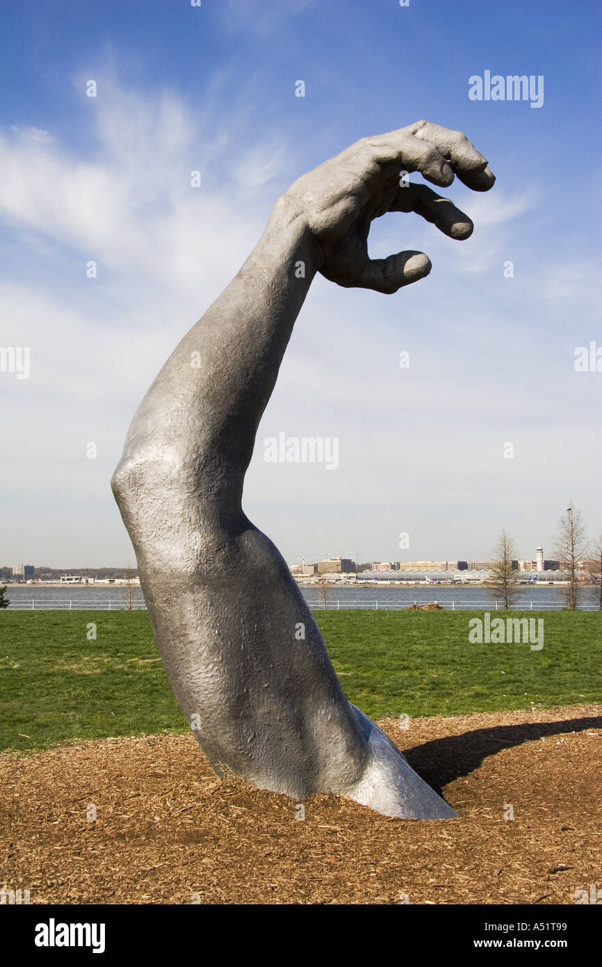 Das Erwachen-Skulptur an Haines Punkt im Osten Potomac Park Washington DC USA Stockfoto