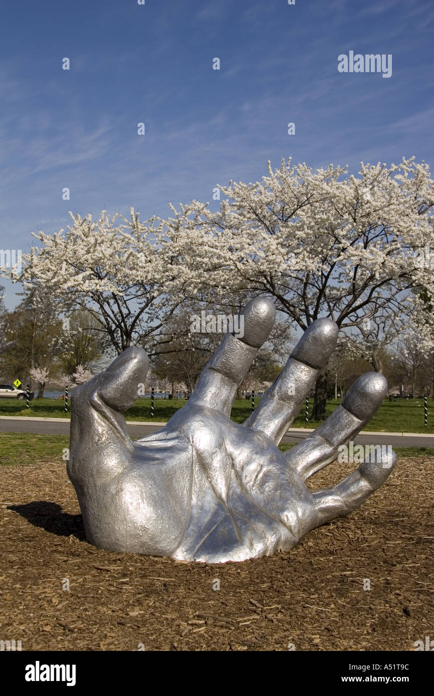 Das Erwachen-Skulptur an Haines Punkt im Osten Potomac Park Washington DC USA Stockfoto