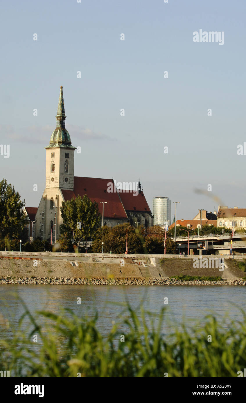 Bratislava, Krönungskirche Stockfoto