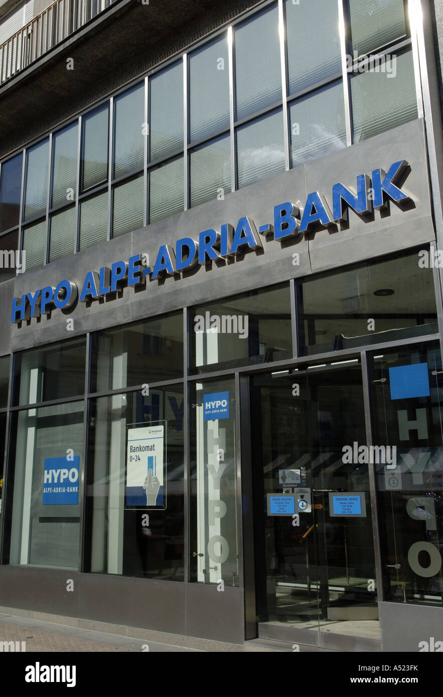Zagreb, Hypo Alpe-Adria-Bank Stockfoto