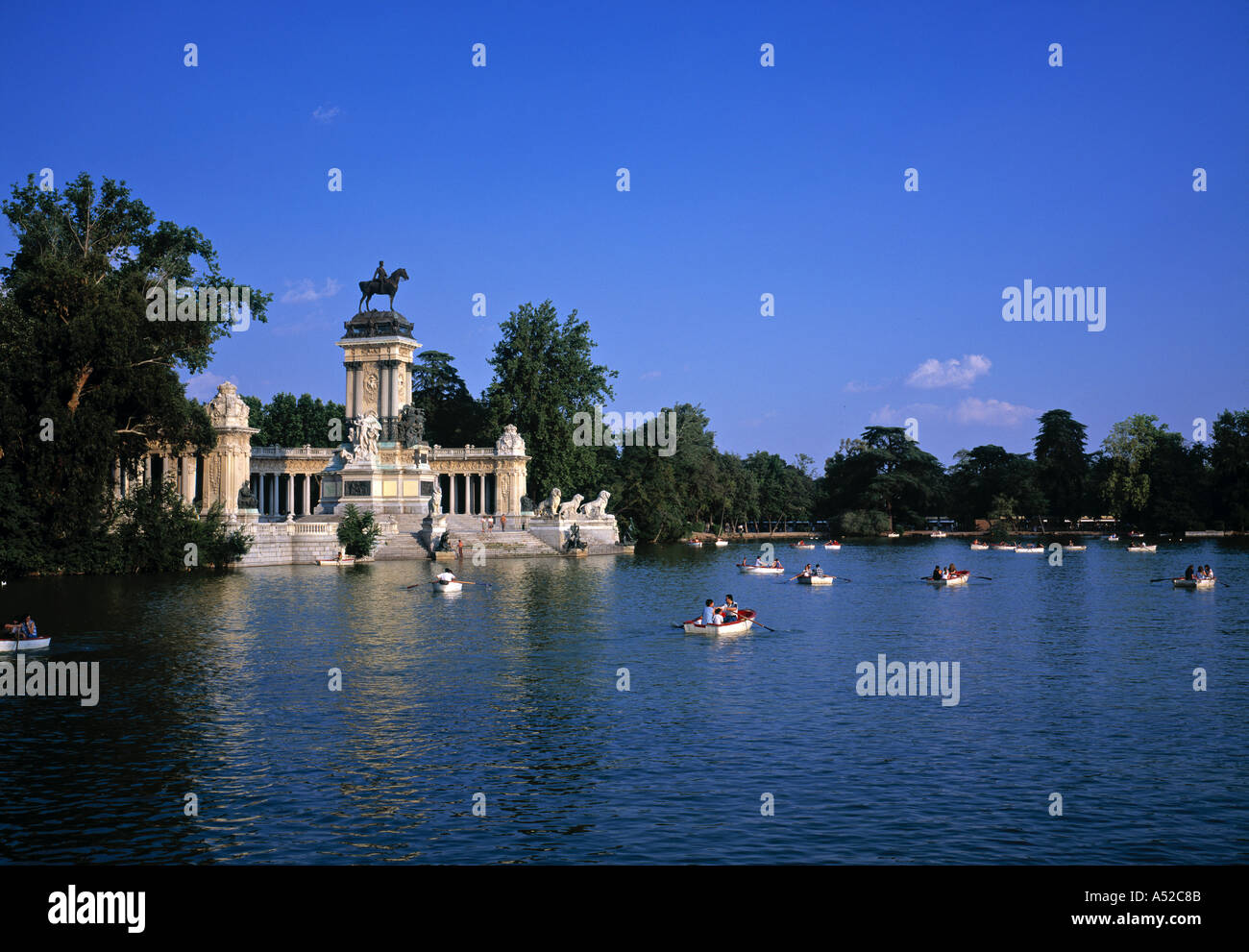 Parque del Retiro, Madrid, Spanien Stockfoto