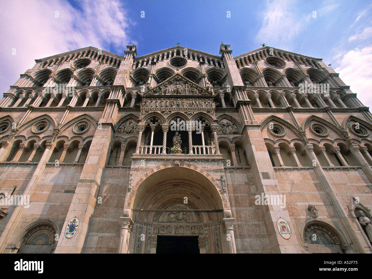 Dom, Ferrara, Emilia, Italien Stockfoto