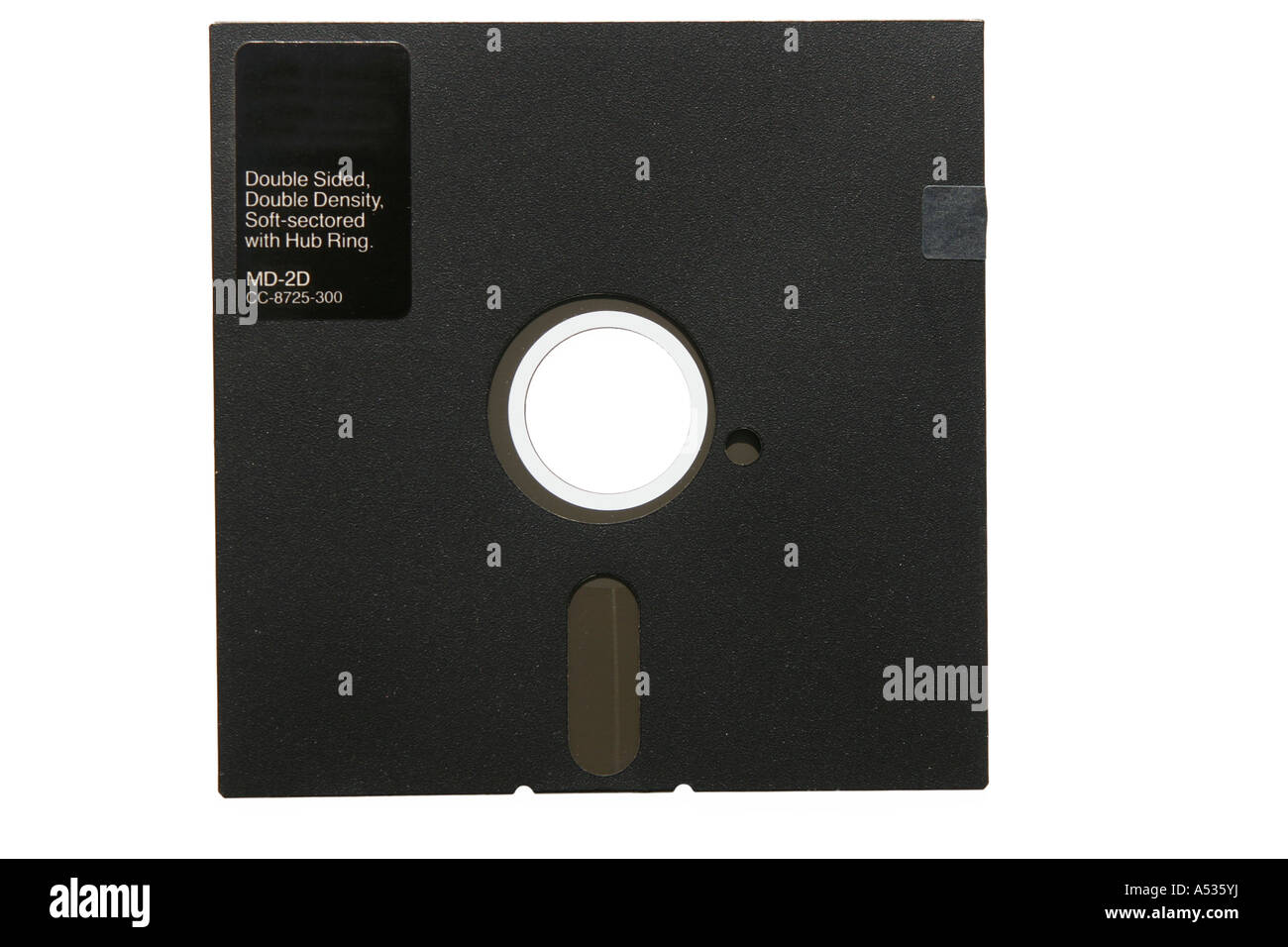5 25 Zoll-Diskette als Speichermedium in original PC s und Computern verwendet Stockfoto