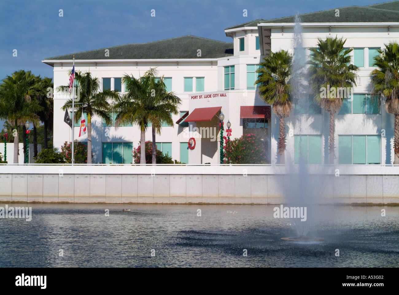 Stadt von Port Saint Lucie Rathaus St. Lucie County Florida St Stockfoto