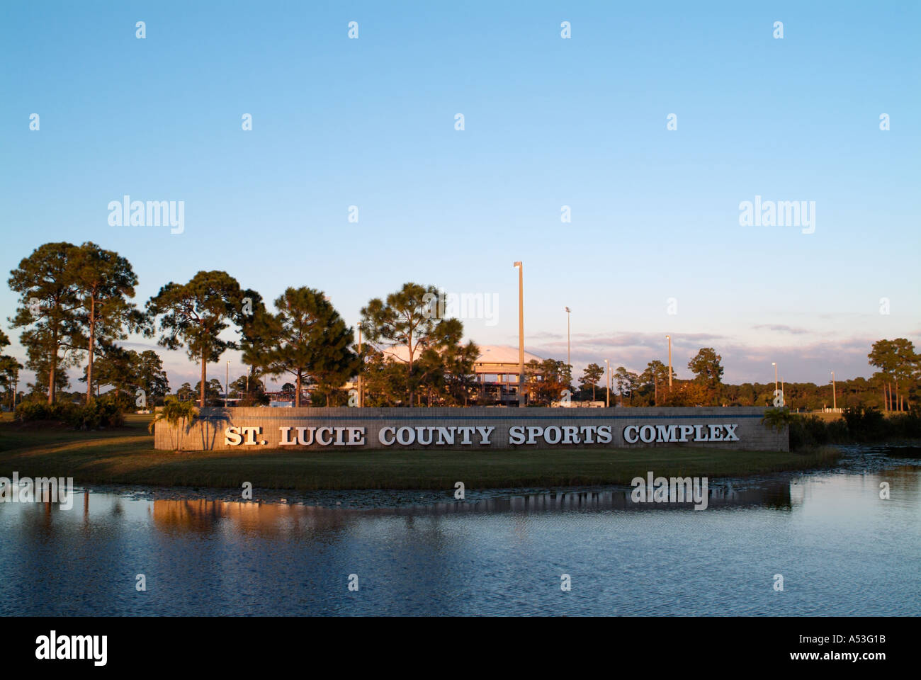 St. Lucie County Sports Komplex Port Saint Lucie Saint Lucie West Florida New York Mets N Y NY Str. Stockfoto