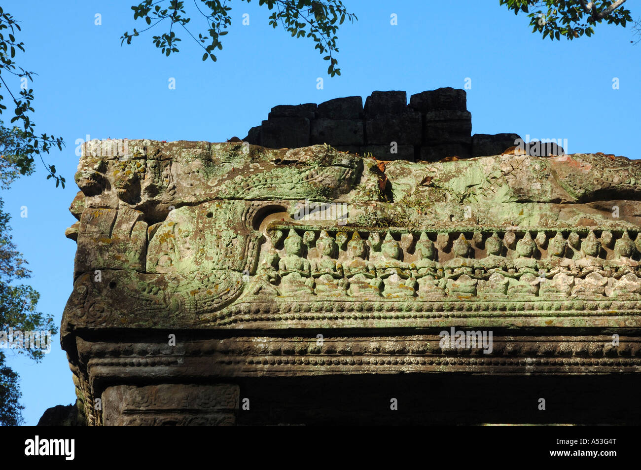 Preah Khan Tempel Angkor Wat Kambodscha Stockfoto