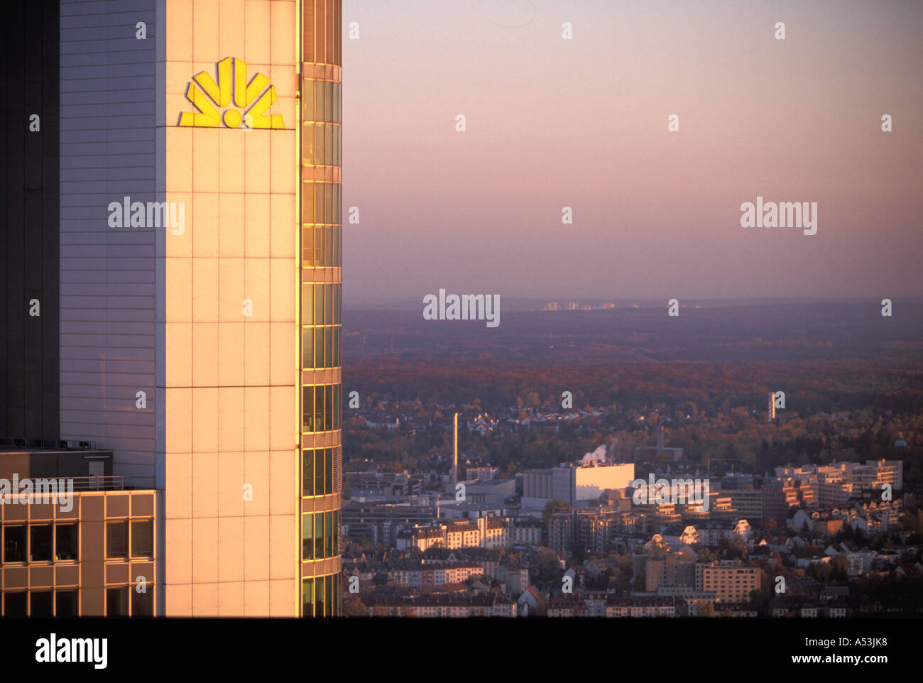 Frankfurt/M, Deutschland, Hauptgebäude der COMMERZBANK Stockfoto