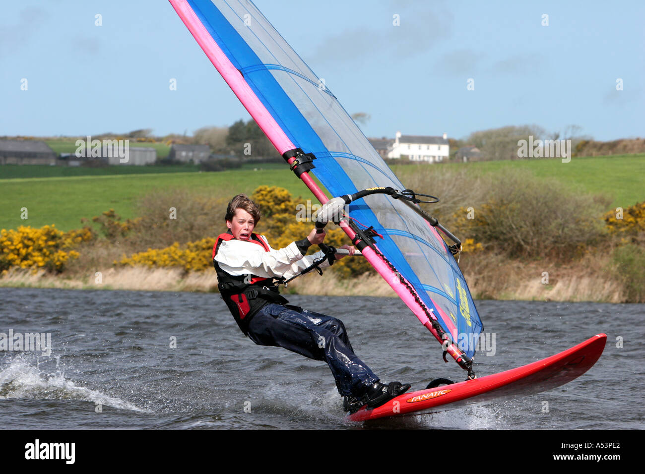 Windsurfen Stockfoto