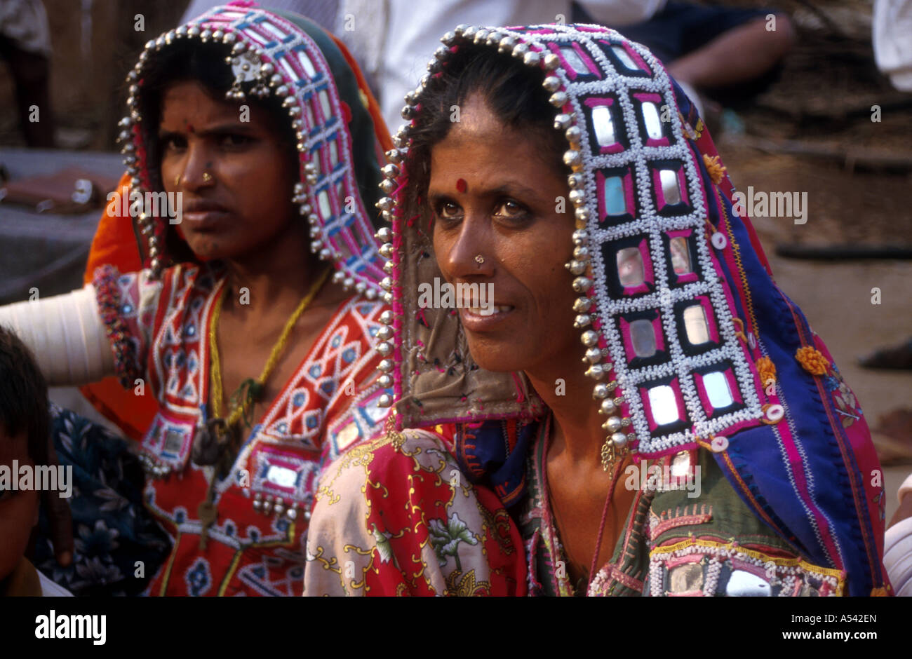 Painet ha2500 5336 Indien Stämme Lambada Stammesfrauen Mulathanda Andhra Pradesh Land entwickeln Nation wirtschaftlich Stockfoto