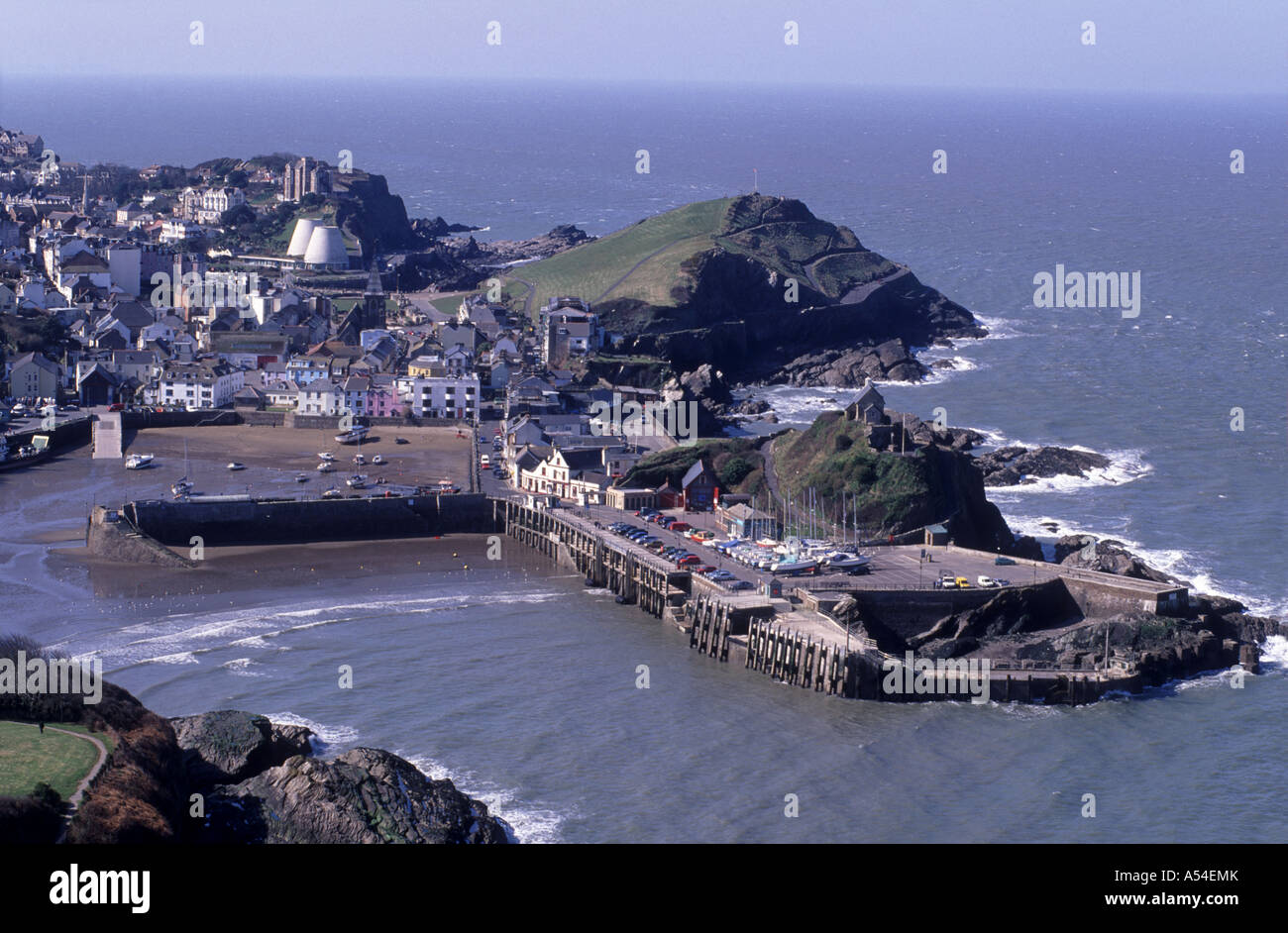 Mit Blick auf Ilfracombe von Hillsborough in Nord-Devon.  XPL 4790-449 Stockfoto