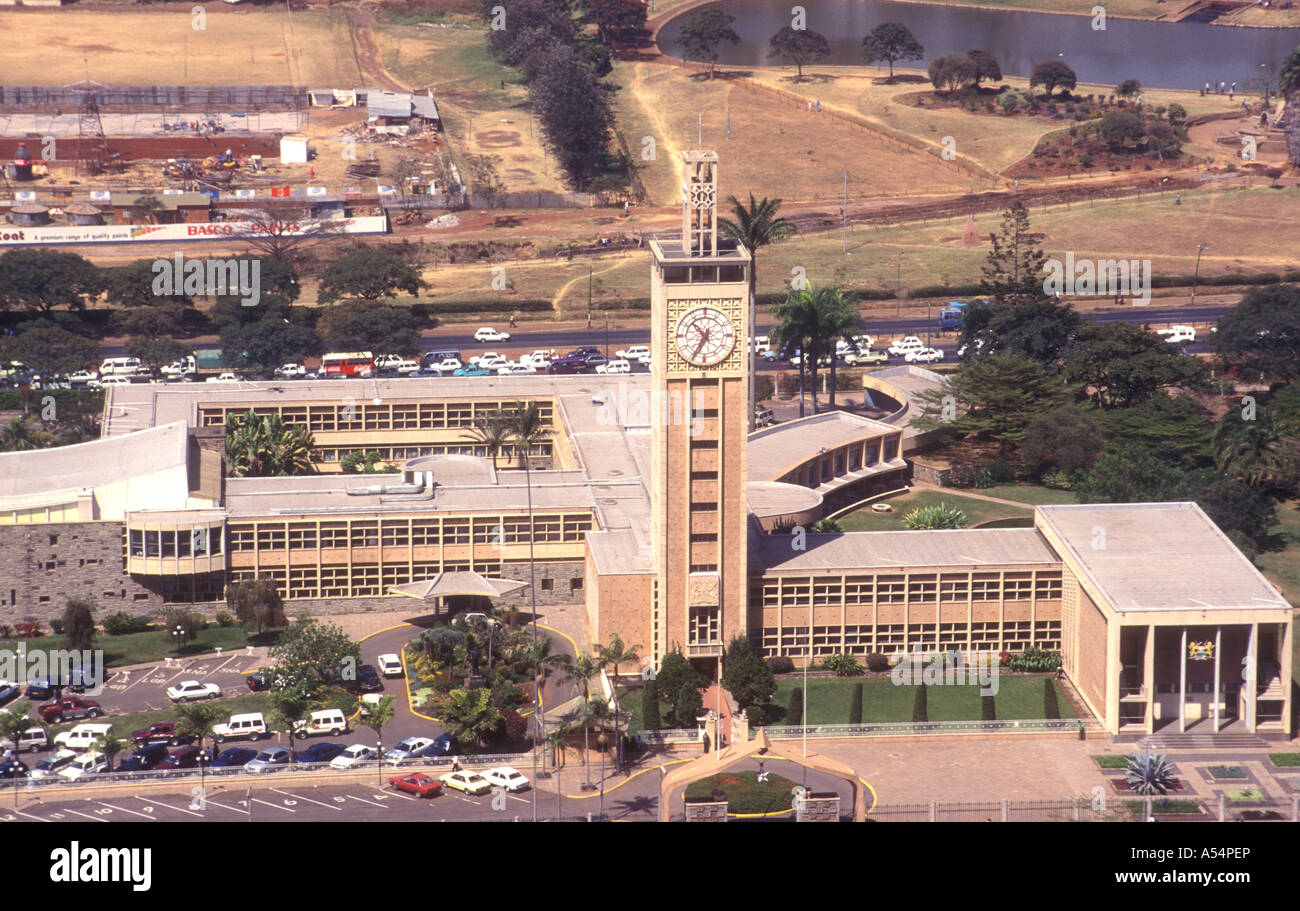 Die Generalversammlung oder Häuser des Parlaments Nairobi Kenia in Ostafrika Stockfoto