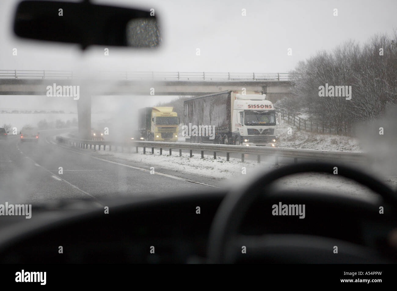 Das sieht nicht gut für uns Stockfoto
