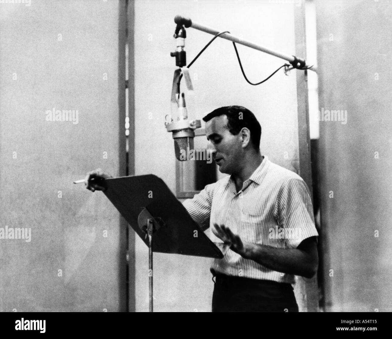 TONY BENNETT amerikanischer Sänger hier um 1970 Stockfoto