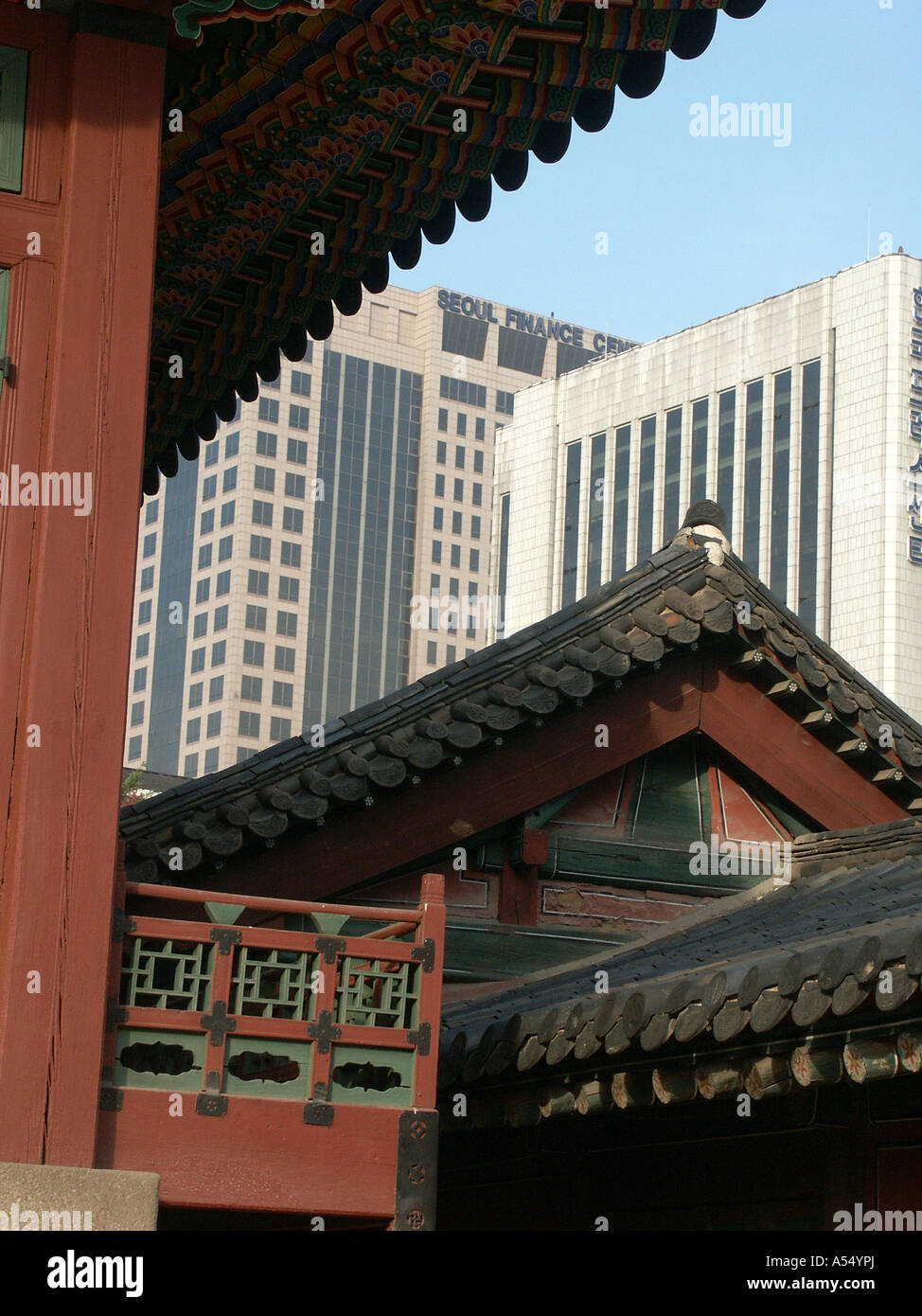 Painet ip2231 Korea alten neuen Königspalast Seoul 2003 Land sich entwickelnde Nation entwickelt weniger wirtschaftlich aufstrebenden Kultur Stockfoto