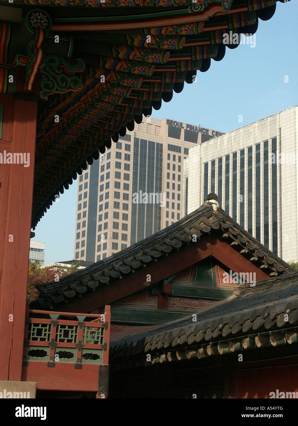 Painet ip2235 Korea alten neuen Königspalast Seoul 2003 Land sich entwickelnde Nation entwickelt weniger wirtschaftlich aufstrebenden Kultur Stockfoto